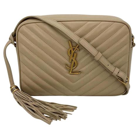 camera bag ysl|YSL camera bag dark beige.